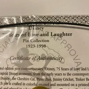Disney | Other | Disney 75 Years Of Love Laughter Pin Collection 
